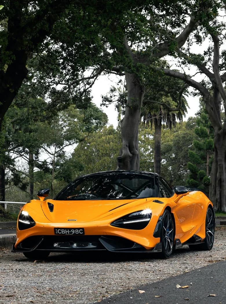 Modern exotic sports car